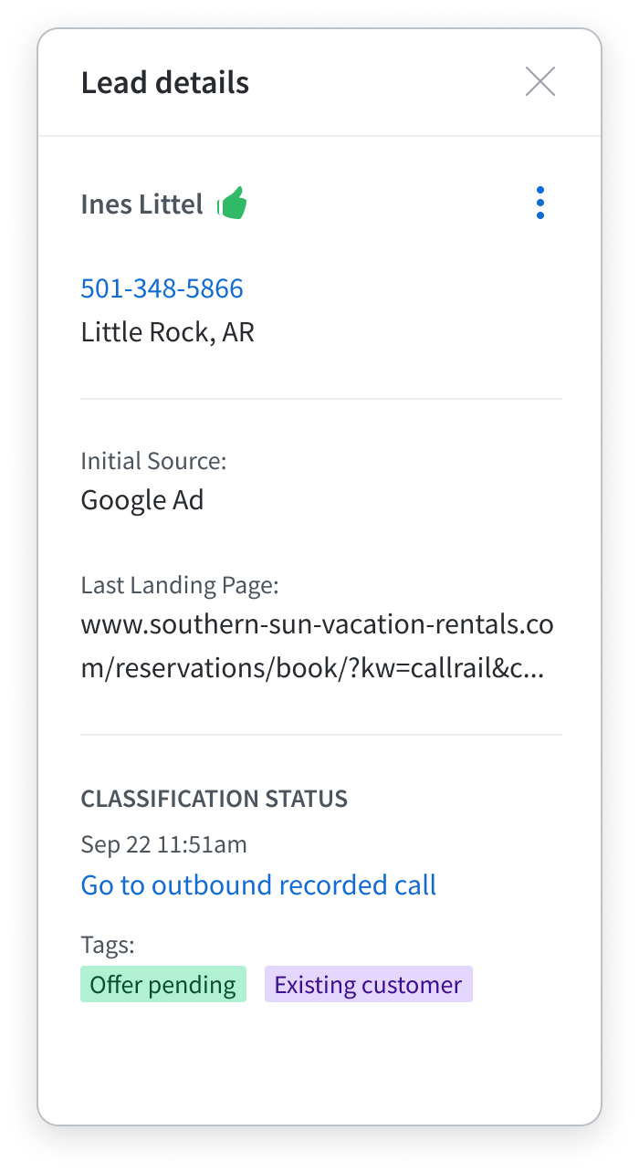 Lead Center agent basics CallRail Help Center